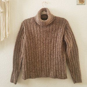 Eddie Bauer thick knit turtleneck sweater